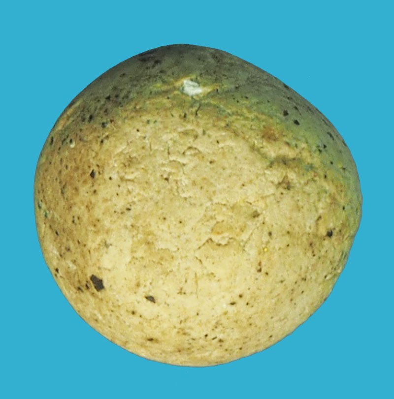 *37925 ลูกอมลงผงตะไบทอง เนื้อผงน้ำมัน พอมีอายุ ไม่ทราบที่และปีสร้าง 12