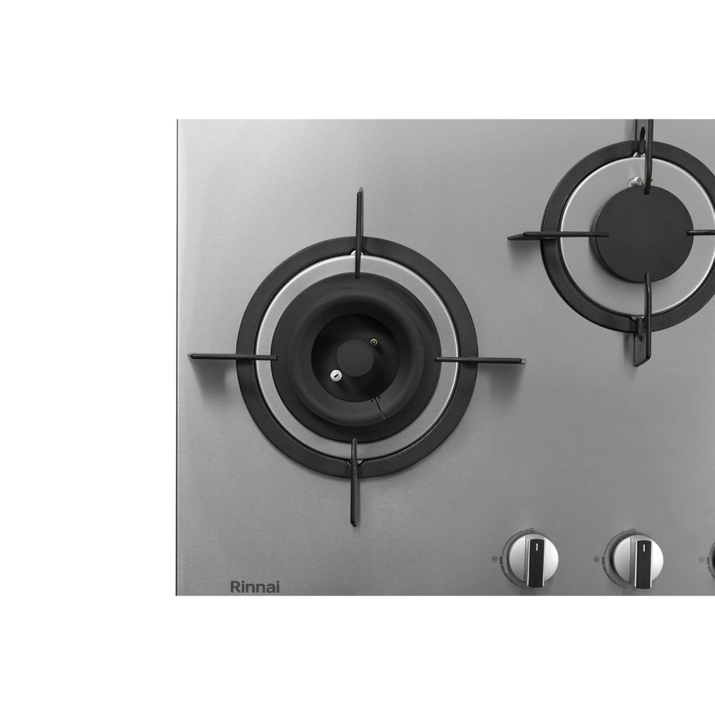 Rinnai เตาฝัง 3 หัวเตา สแตนเลส รุ่น RB-38HS ระบบเซฟตี้ รุ่นใหม่มาแทน รุ่น RB-713N-S (เลือกหัวปรับได้)