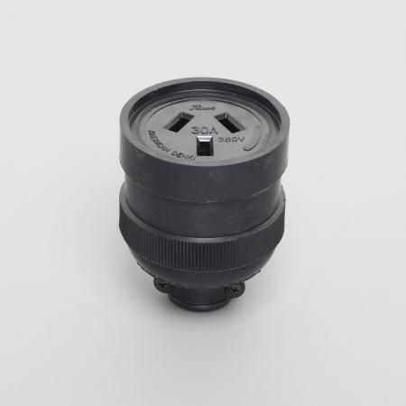 AMERICAN DENKI R334 3-Pole 3-Wire 30A 250V Connector Body (Rubber Housing)