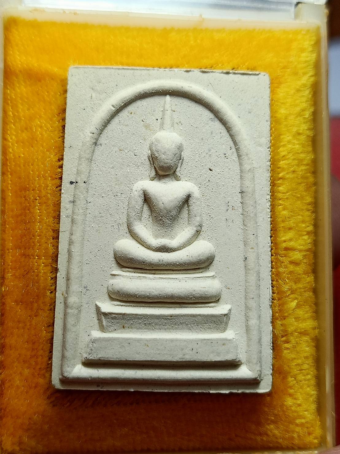 พระสมเด็จหลวงปู่สาม ฉลองครบรอบ 71 ปี วัดป่าไตรวิเวก จ.สุรินทร์ ปี 2533 พร้อมกล่อง (SKU-12221)