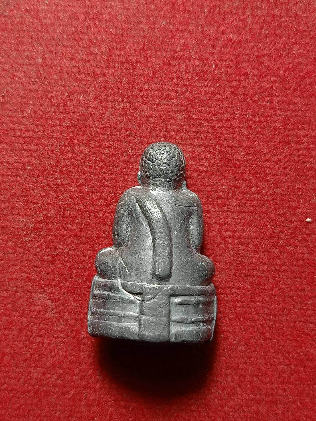 หลวงพ่อแทน วัดธรรมเสน พิมพ์ หลวงพ่อช้าง เนื้อตะกั่ว จ.ราชบุรี (SKU-12137)