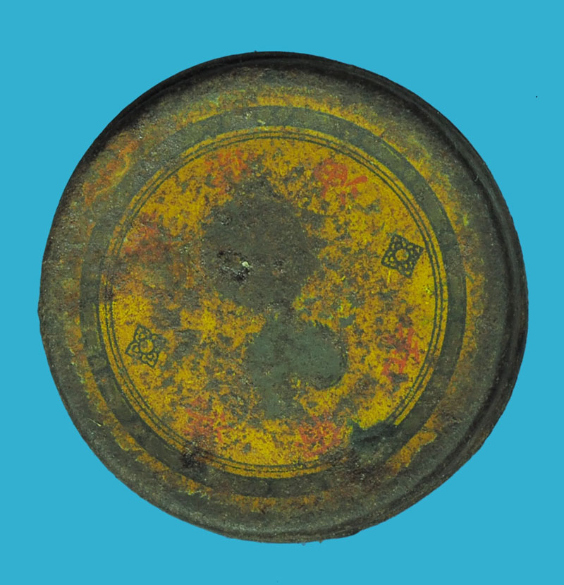 *38616 สีผึ้งเขียว หลวงพ่อทาบ วัดกระบกขึ้นผึ้ง ระยอง (เนื้อสีผึ้งและตลับเก่าถึงยุค) 12