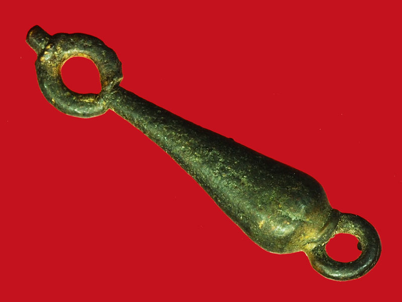 *36453 สัมฤทธิ์เก่าไม่แน่ใจว่าเป็นเม็ดพริก หรือของขลังประเภทใด เก่าๆ 12