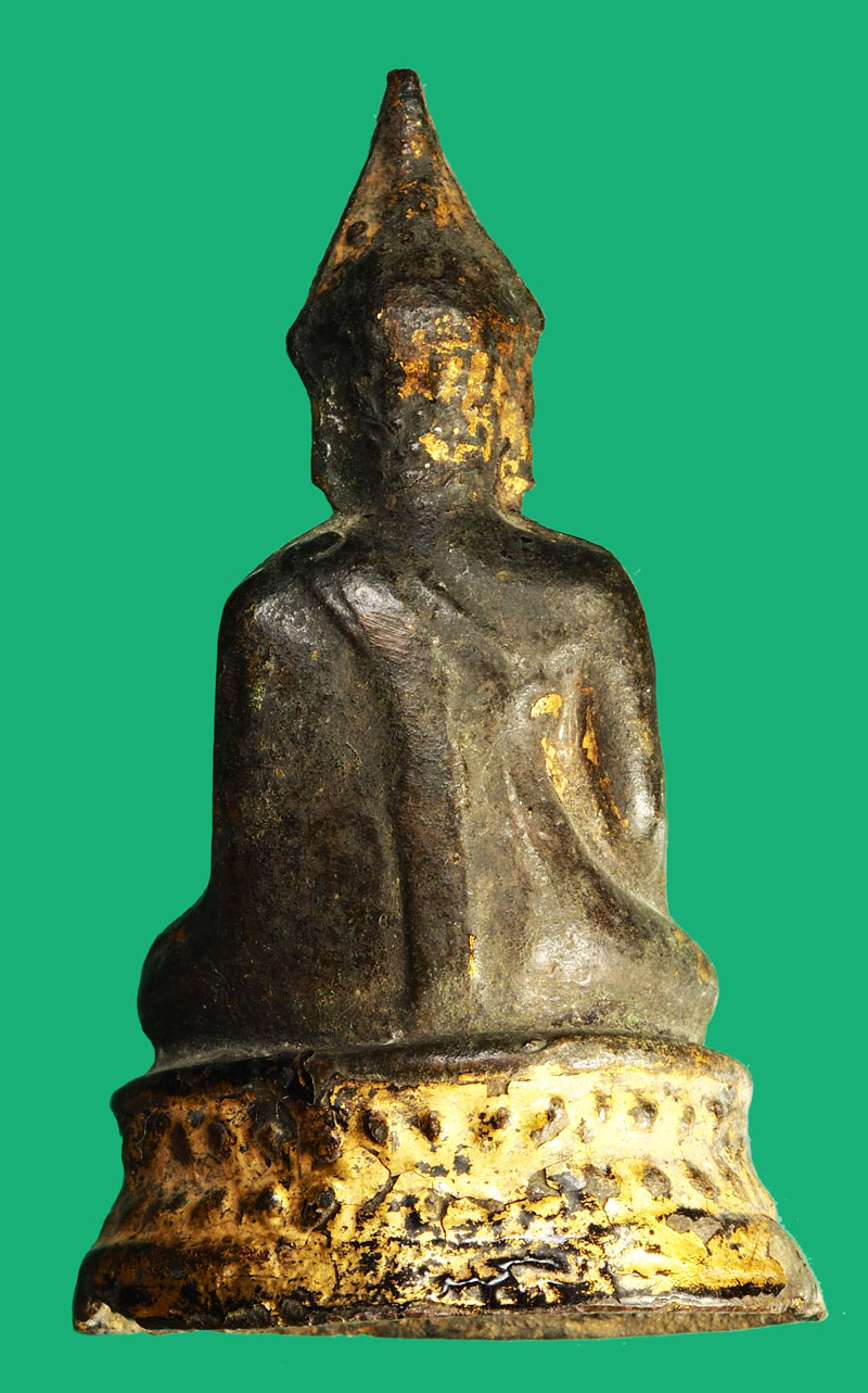 *35963 พระสมัยรัตนะโกสินทร์ ยุคเสาชิงช้า ลงรักปิดทอง เนื้อฝาบาตร 2