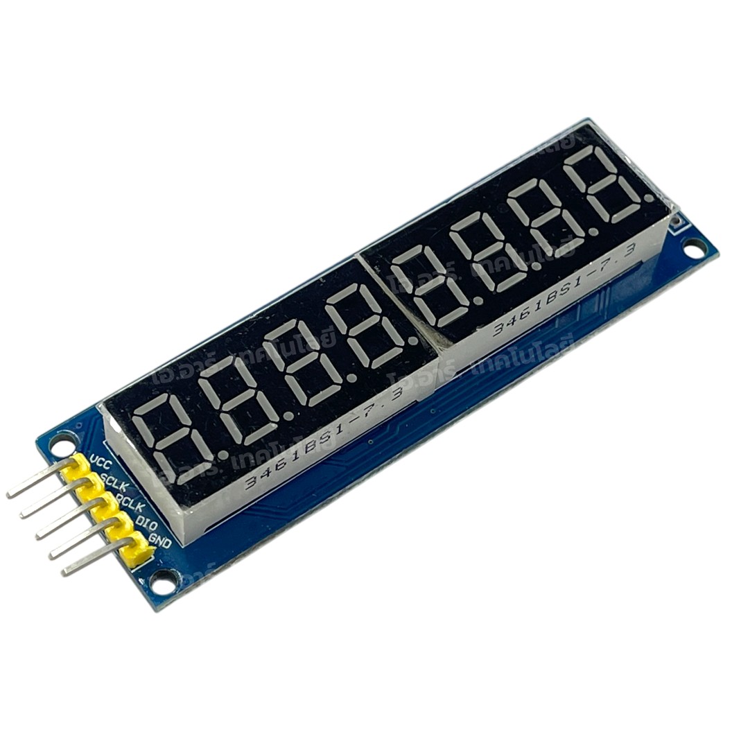 74HC595 โมดูลจอแสดงผลตัวเลข 8 หลัก LED 8 Bit Digital Tube Display Module 74HC595 driver LED display