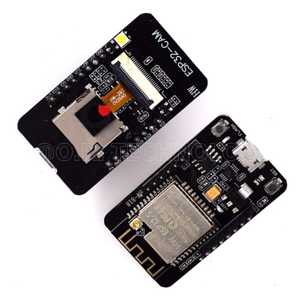 (1ชิ้น) NA571 โมดูล บอร์ดไร้สาย ESP-32 พร้อมกล้อง และช่องเสียบ Micro USB ในตัว ESP32-CAM-CH340 Development Board Test Board WiFi+ Bluetooth Module ESP32 Serial Port with OV2640 Camera
