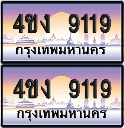 ทะเบียน 1991 ป้ายประมูล 4ขง 9119 (4)