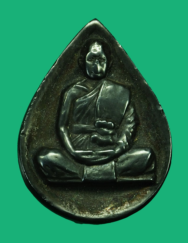 ขายแล้ว*35394 พระหล่อหยดน้ำหลวงพ่อผัน วัดราษฏร์เจริญ สระบุรี เนื้อเมฆพัทธ 81