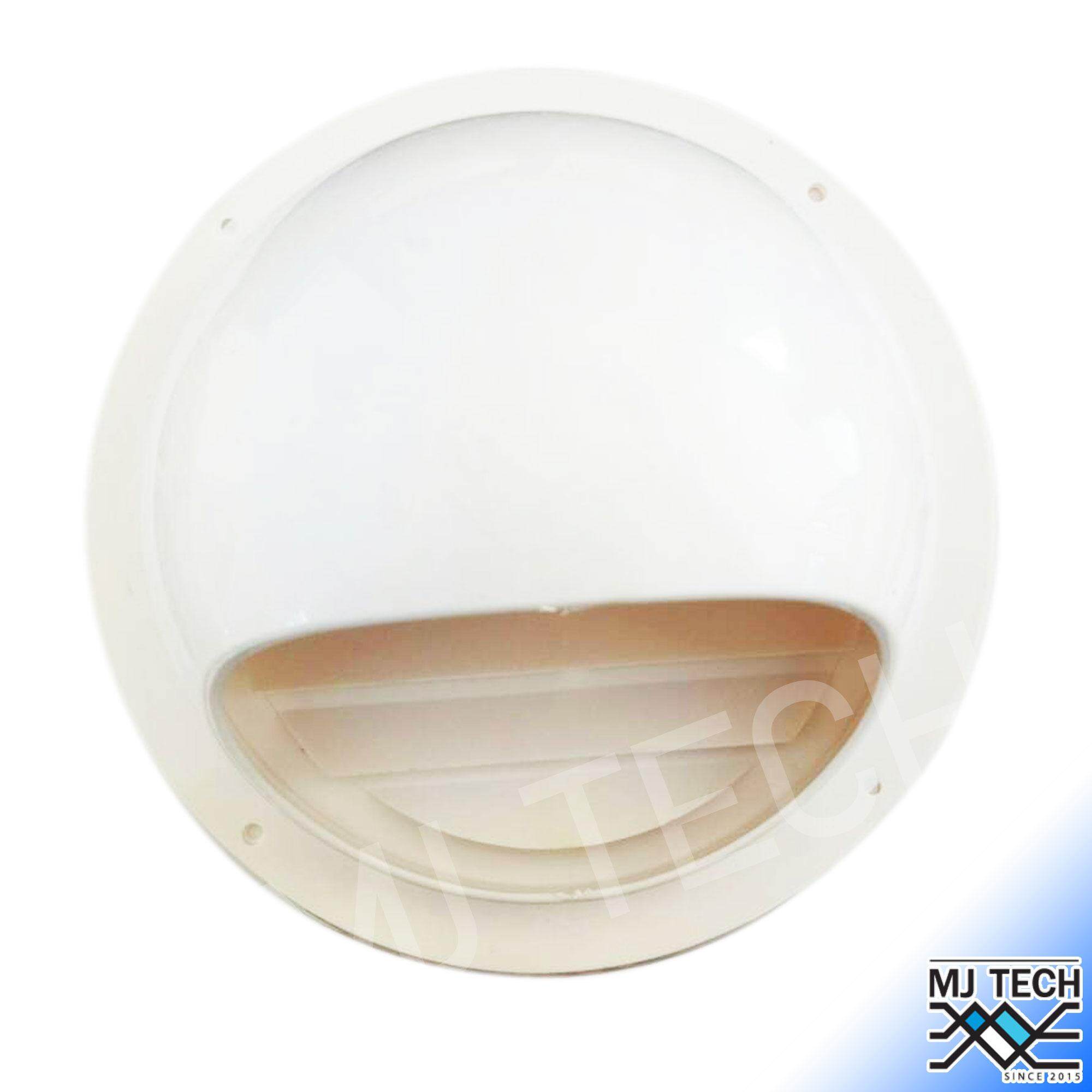 MJ-TECH หน้ากาก หน้ากากครอบ ช่องลมระบายอากาศ กันแมลง สำหรับภายนอก พลาสติก 6" (สินค้ามีตำหนิ)