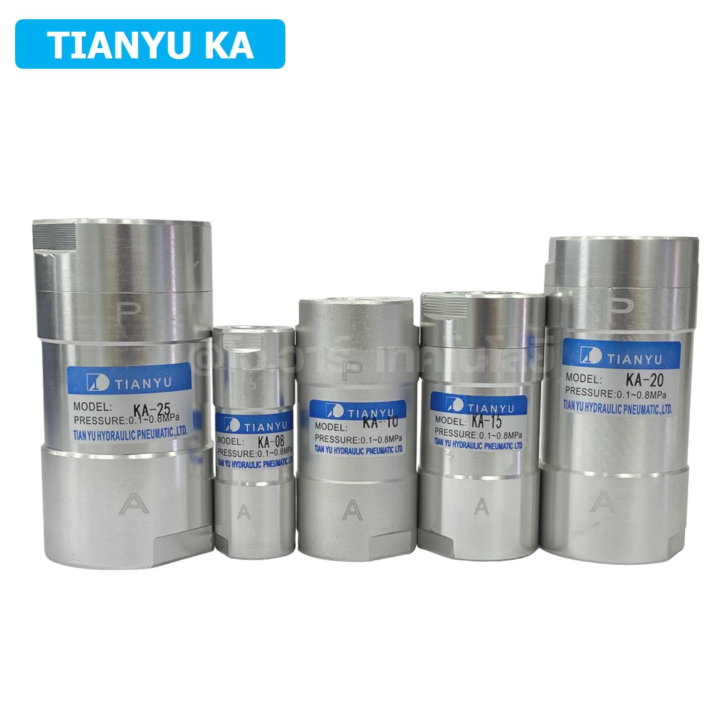 TIANYU KA วาล์วกันกลับ วาล์วกันย้อน Check Valve One way valve (One Direction)