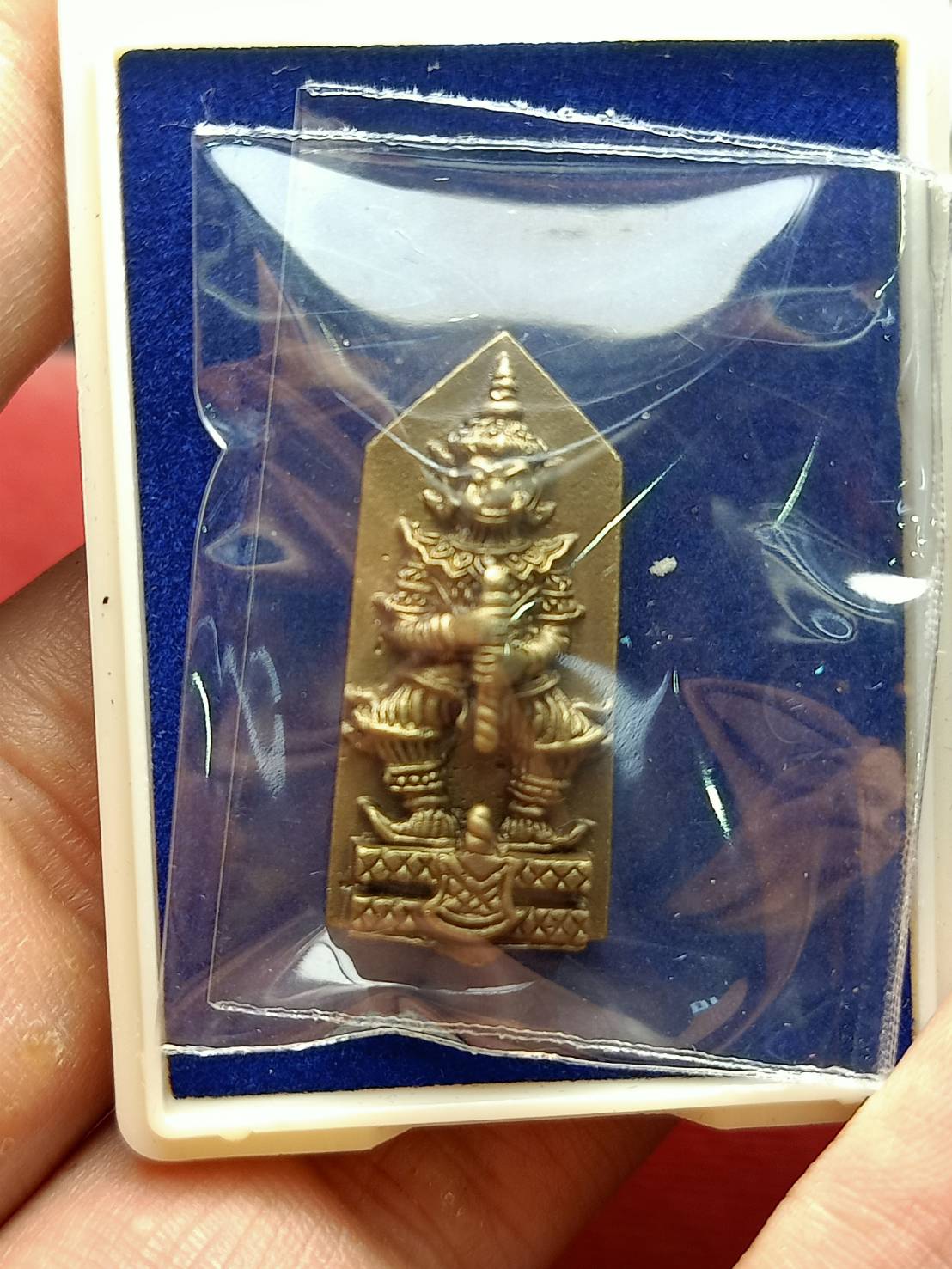 ท้าวเวสสุวรรณหลวงพ่อเสียง วัดร่มจำปาวนาราม จ.ลพบุรี ปี 2565 พร้อมกล่อง (SKU-07675)