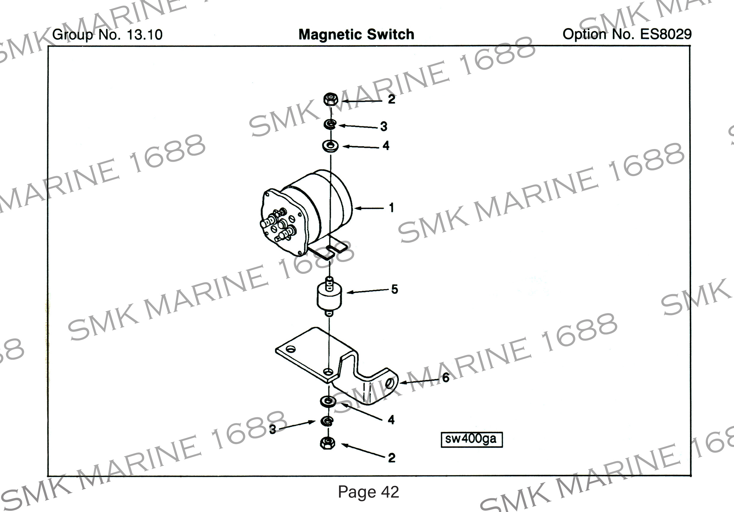 Cummins K Series 3050692 Magnetic Switch / สวิทซ์แมคเนติก 24VDC
