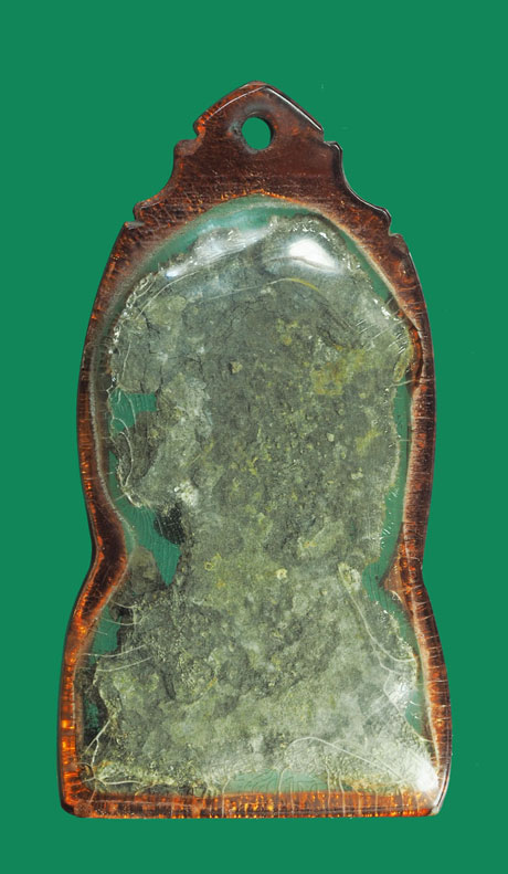 *32417 พระกรุวัดราชบูรณะ เนื้อชินเงิน เลี่ยมพลาสติกเก่า 13