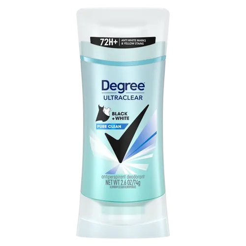 Degree Women Deodorant Ultra Clear 74 g กลิ่น Pure Clean ระงับกลิ่นกาย 72 ช.ม กลิ่นหอม สะอาดๆ แห้งสบาย ไม่เหนียวเหนอะหนะ