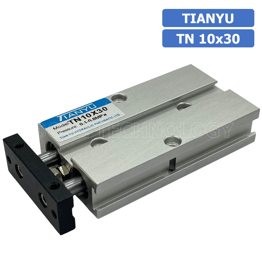 (1ชิ้น) TN 10x30 กระบอกลม แบบแกนคู่ กระบอกลมคอมแพ็ค 2 แกน Twin-Rod Cylinder compact Double-shaft Air Pneumatic