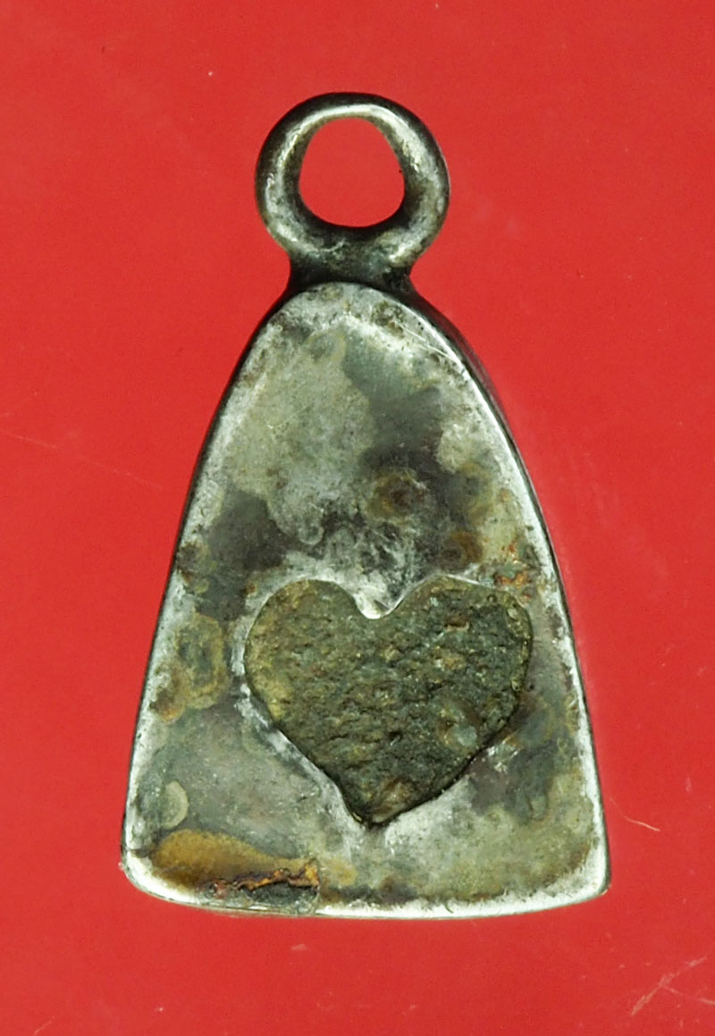 *29904 พระผงผสมว่านรูปเหมือน ไม่ทราบอาจารย์ เลี่ยมกรอบเงิน อายุยุคปี 24XX 13