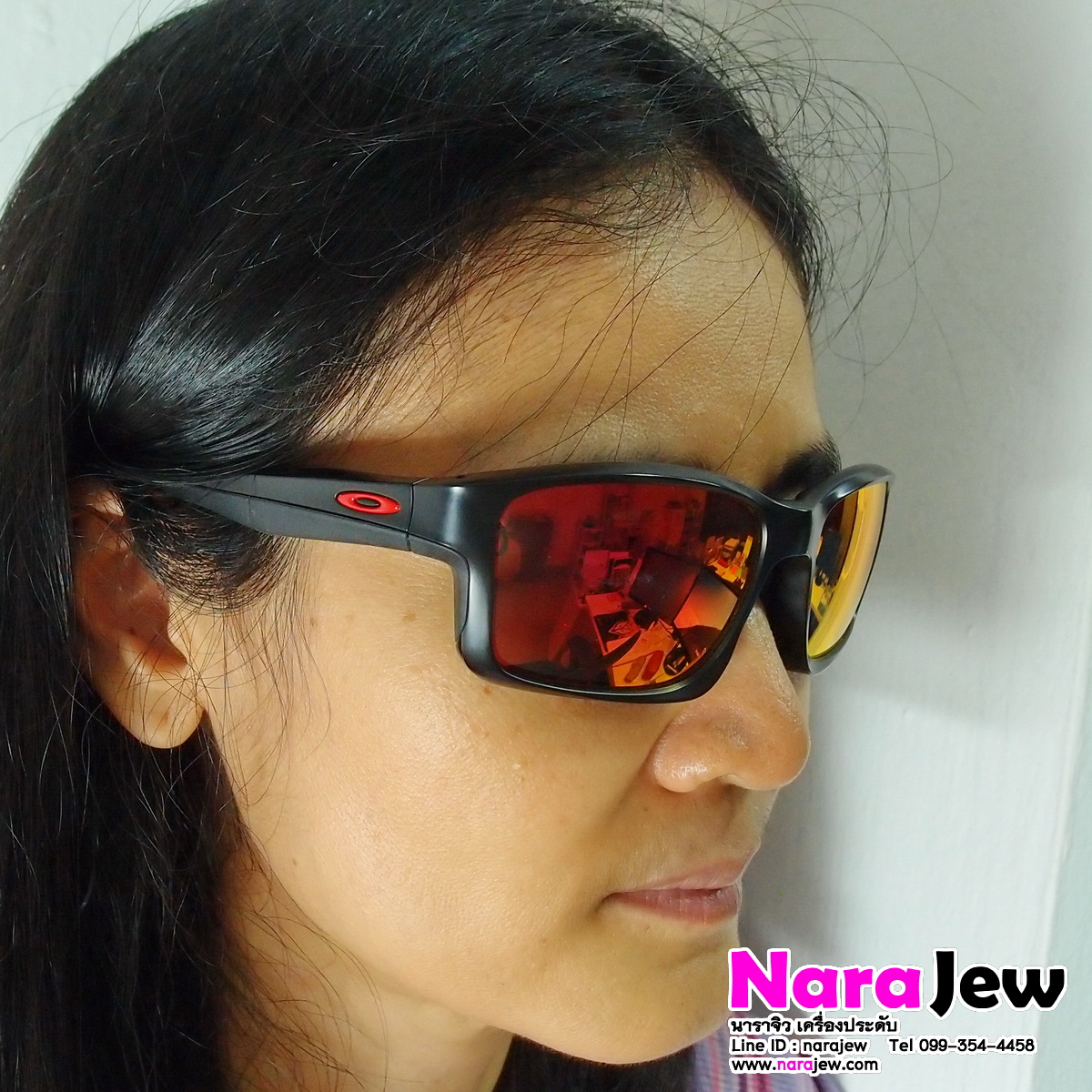 Oakley แว่นกันแดด รุ่น Chain link ของแท้จาก shop หลุดจำนำ