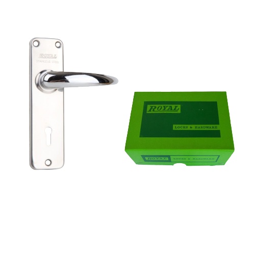 กุญแจเขาควาย Royal กุญแจประตูรั้ว รุ่นสแตนเลส (ราคารวมแวท) เขาควายประตู ของแท้ 💯 ลูกบิดก้านโยกห้องน้ำ ลูกบิดเขาควาย สเตนเลส