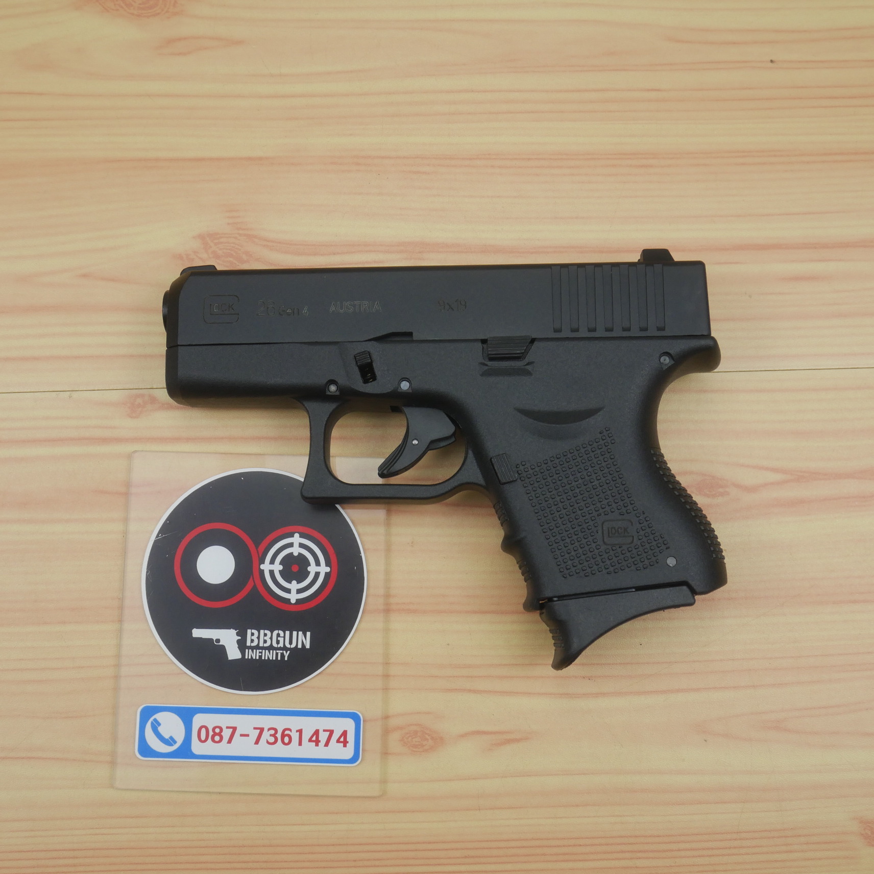 แบลงค์กัน RETAY Glock26 Gen4 Auto ( ได้ 2 แม๊กกาซีน ) BLANK GUN