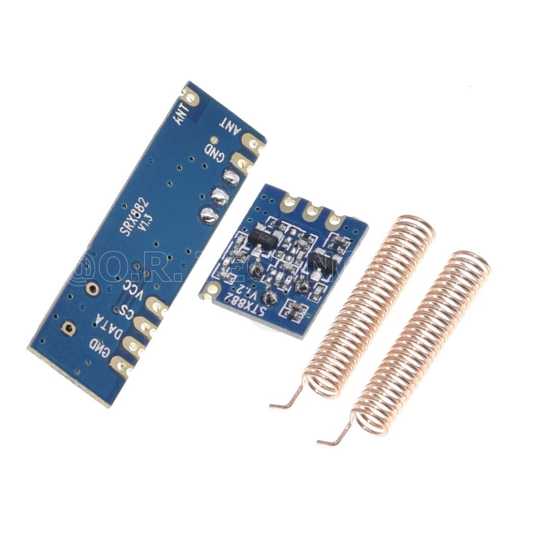 (1ชิ้น) AA266 โมดูล 433MHZ STX882+SRX882 RF Wireless ASK Transmitter and Receiver Kit