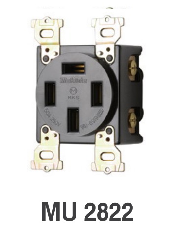 Meikosha MU2822 3P+E Receptacle type 50A 250V