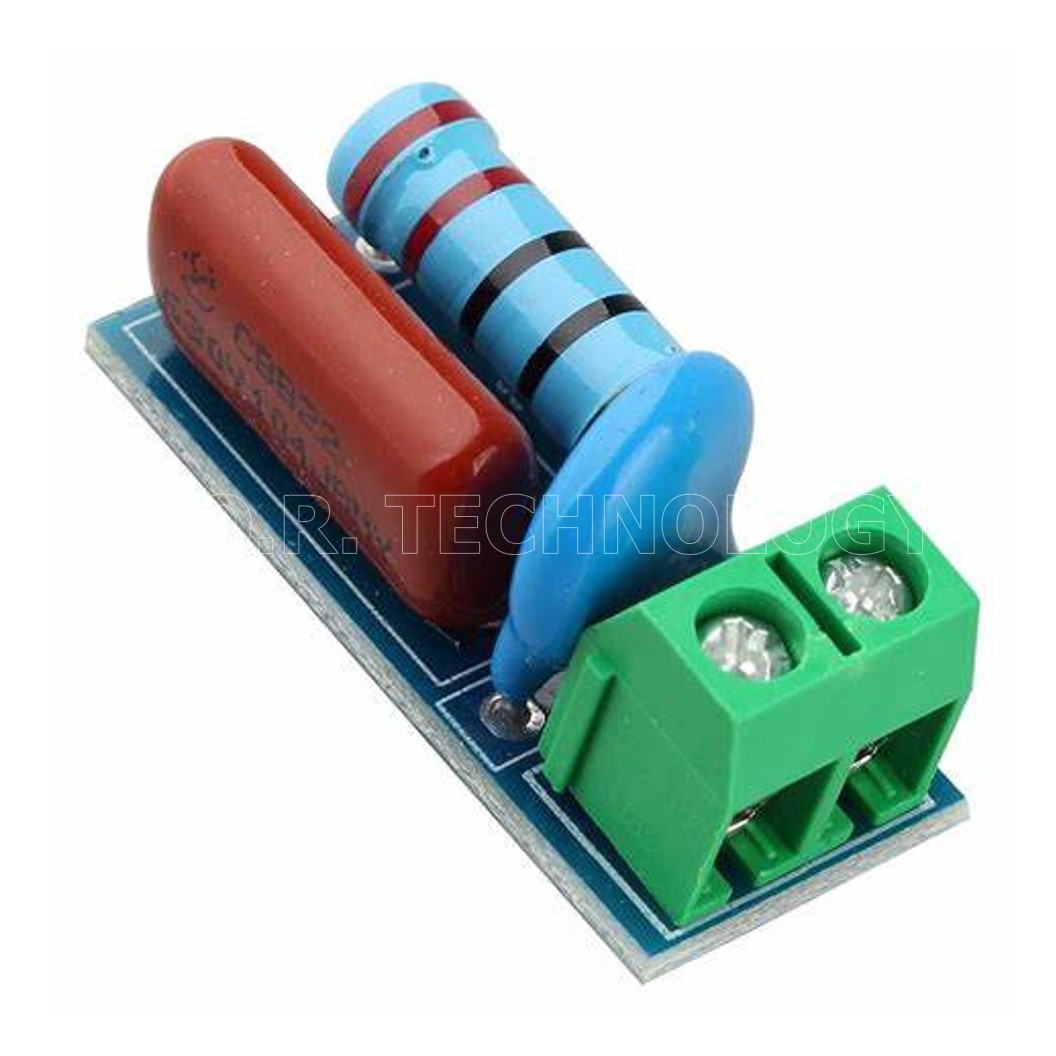 (1ชิ้น) AH177 โมดูลดูดซับกระแสกระชาก ป้องกันหน้าสัมผัสรีเลย์เสียหาย Relay Contact Protection Module RC Absorption Snubber