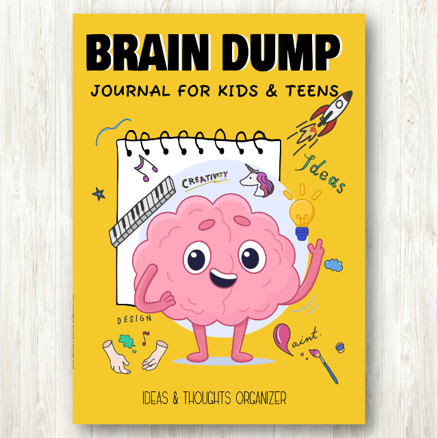 สมุดโน๊ต Brain Dump Journal (Ideas & Thoughts Organizer)