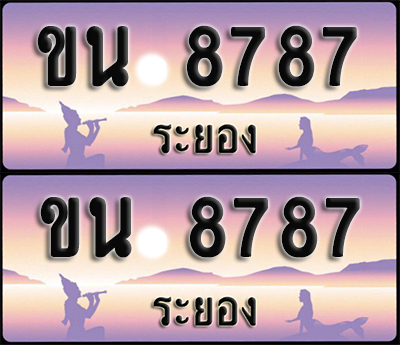 ทะเบียนรถ 8787 – ขน 8787 ระยอง (1)