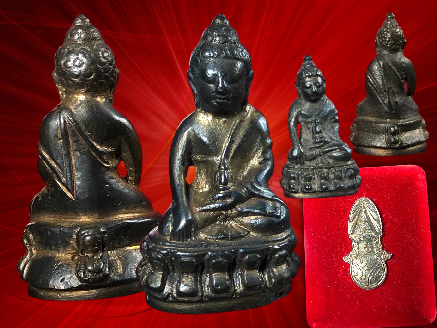 พระกริ่ง พรัชัยวัฒน์ ปวเรศ ปี 2530 วัดบวรนิเวศ เนื้อนวะ กล่องครบถ้วน