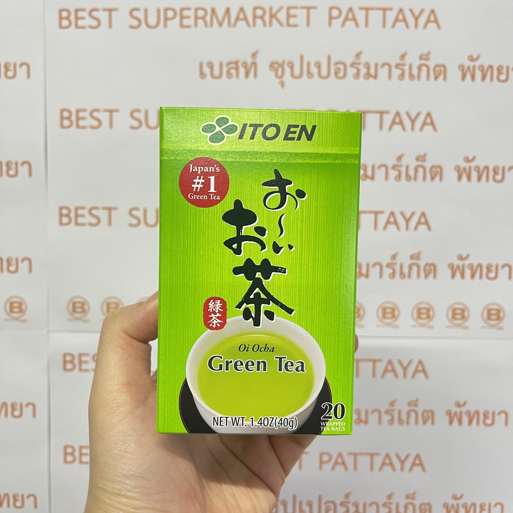 อิโต เอ็น โออิ โอฉะ เรียวคุฉะ ชาเขียวญี่ปุ่นชนิดซอง 20 ซอง Ito En Oi Ocha Ryokucha Green Tea 20 Tea Bags