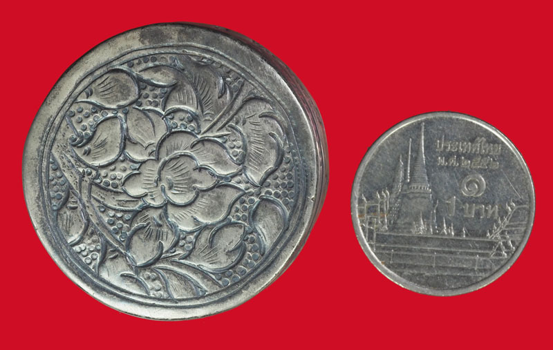 *33911 ตลับสำหรับใส่ สีผึ้ง ทำด้วยเงินเก่าๆ 16