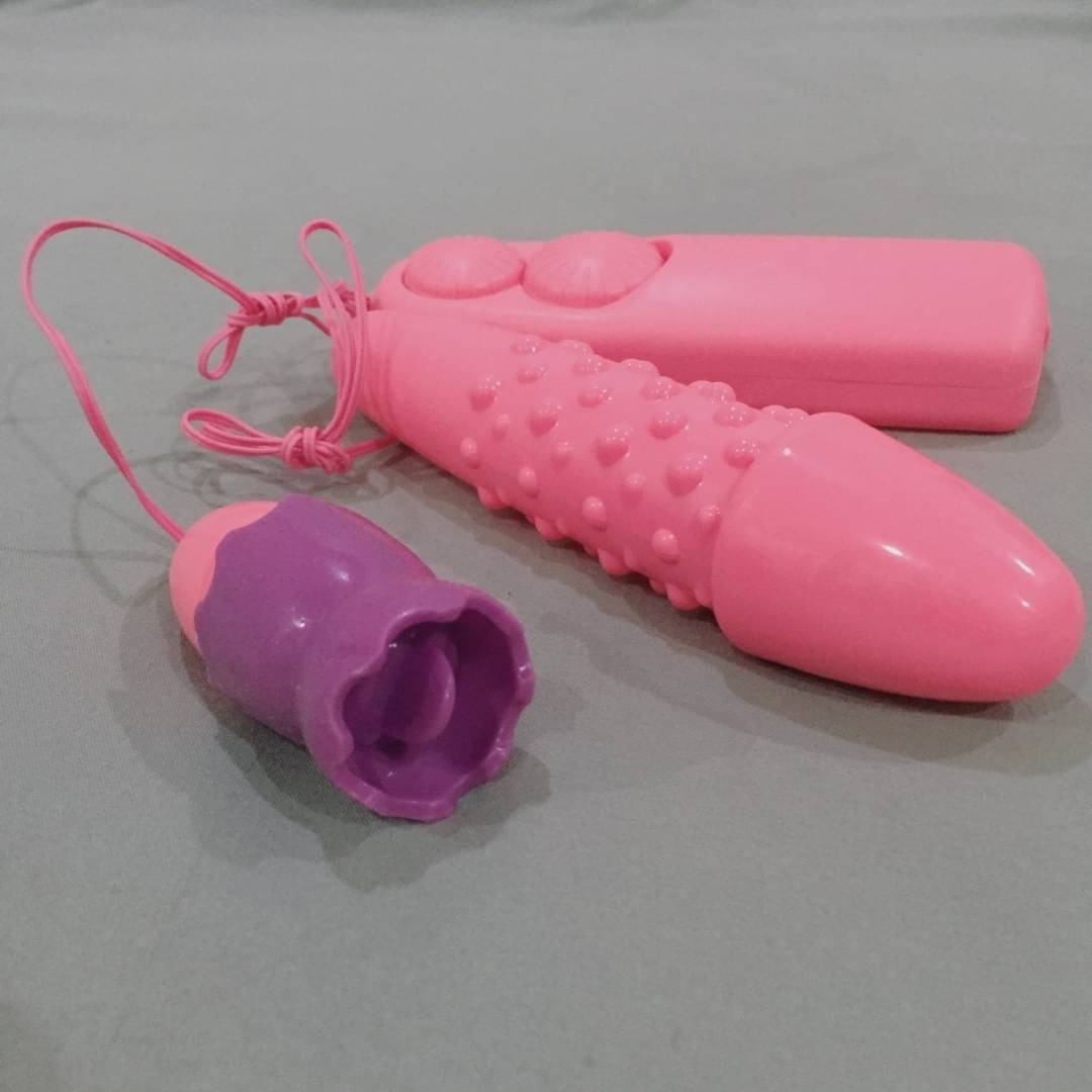 ไข่สั่น 2 หัว+ลิ้นเล็ก