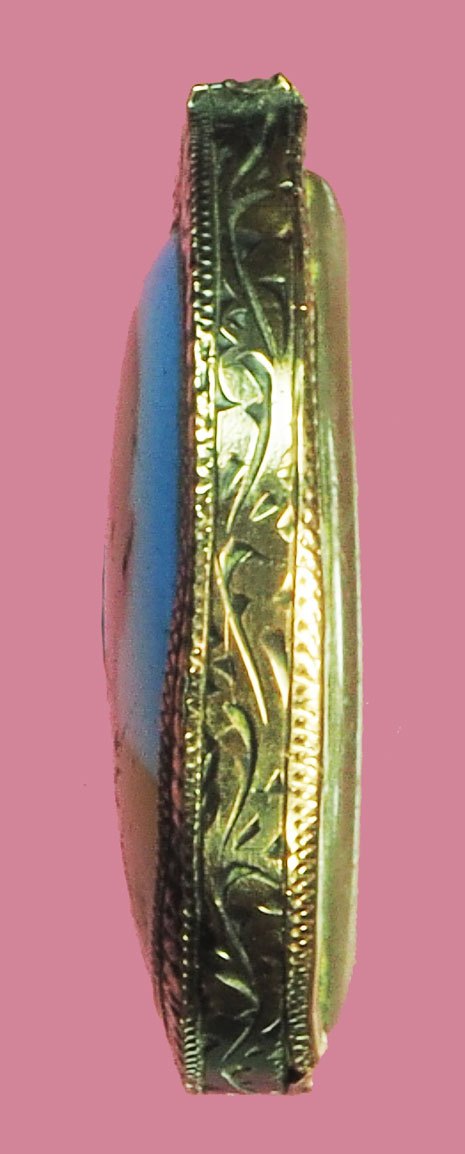 ขายแล้ว*37934 ล็อกเก็ตไม่ทราบอาจารย์ ไม่ทรมบที่และปีสร้าง (เจ้าของเดิมศัทธามากจีงได้เลี่ยมนาคเก่าคลาสิก) 4