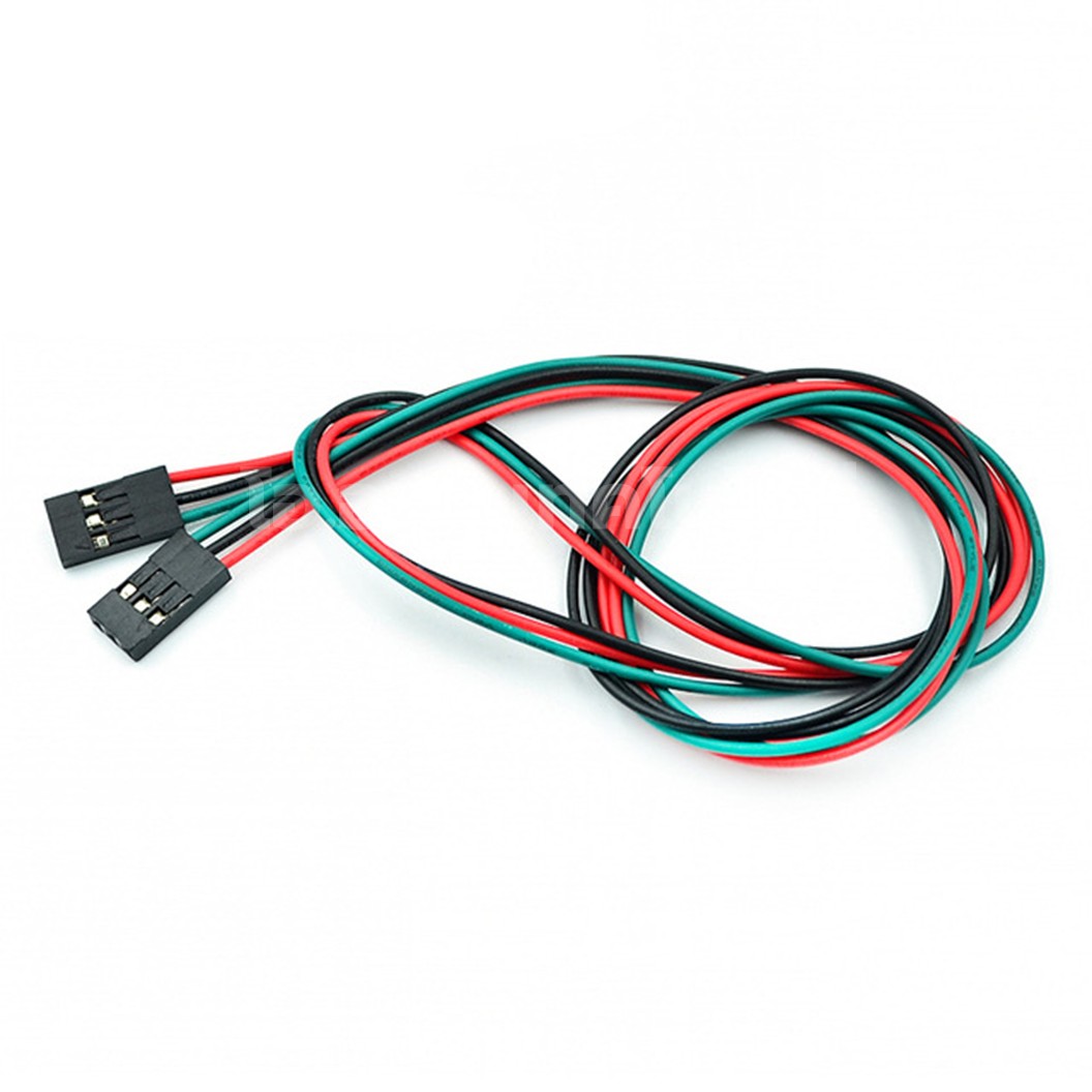 (1ชิ้น) 2P/3P/4P-70cm สายเชื่อมต่อวงจร สายจัมเปอร์ 2/3/4เส้น Dupont Cable เมีย-เมีย Female to Female ยาว 70cm สายแพ Jumper wire Arduino Dupont Line