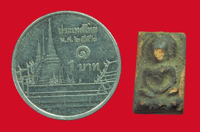 *32963 พระกรุแผงตัดเดียว เก่า สมัยอยุธยา เนื้อดิน 13