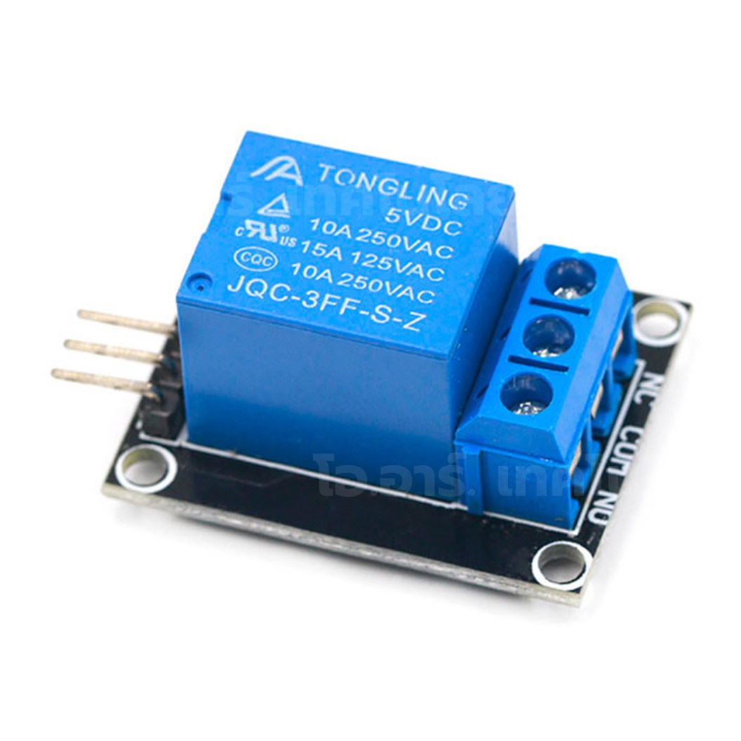 KY-019 โมดูลรีเลย์ 5VDC 1 ช่อง 1 Channel 5V Relay module KY-019 for Arduino รีเลย์