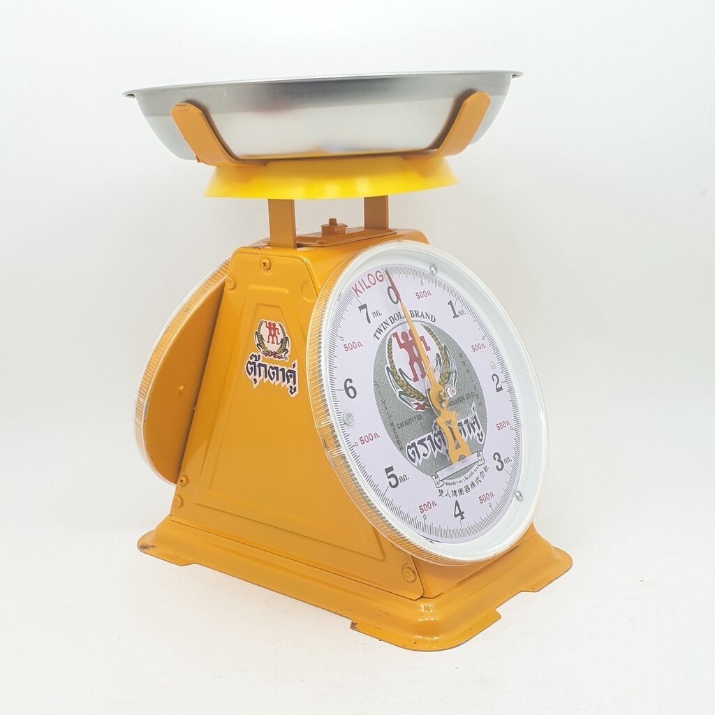 เครื่องชั่งตราตุ๊กตาคู่แท้ ขนาด 3,7,15,20 กก. จานกลม เครื่องชั่งมาตรฐาน