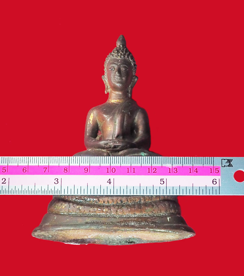 *32056 พระบูชานาคปรก รัชกาล ใบปรกหายขนาดหน้าตัก 2 นิ้วสูง 5 นิ้ว 2