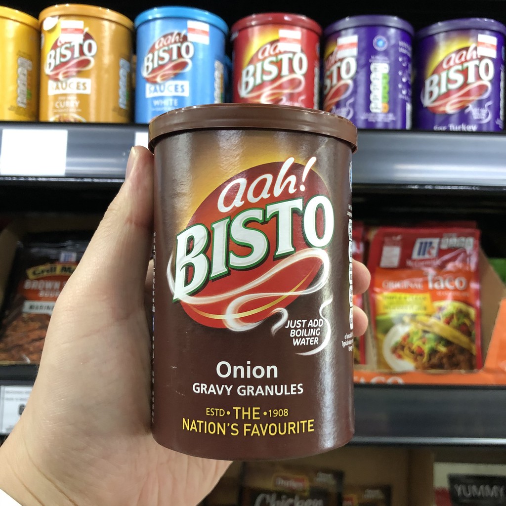 บิสโต ซอสผงปรุงรสน้ำเกรวี่ รสหอมใหญ่ Bisto Onion Gravy Granules 170 g.