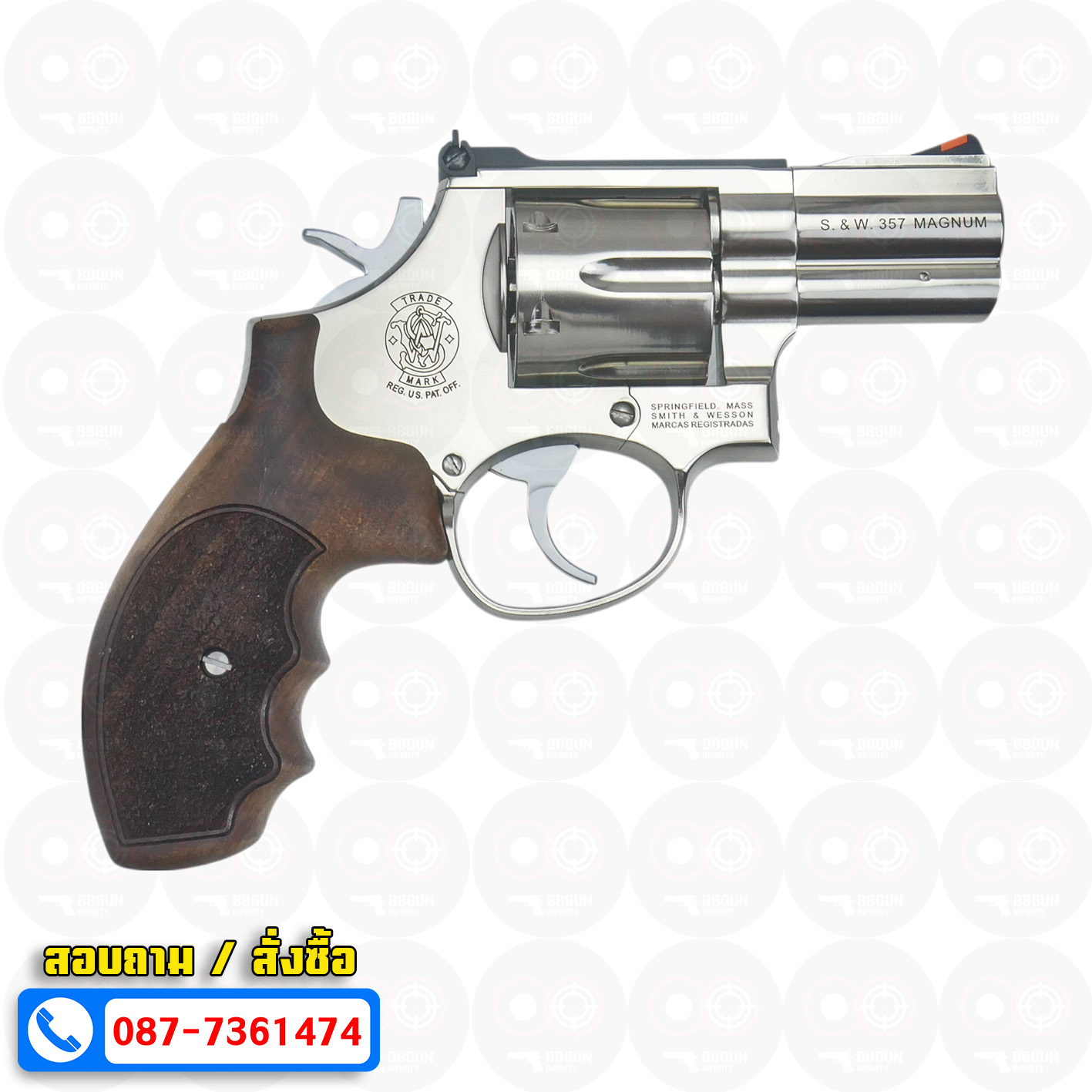บีบีกัน ลูกโม่ 2.5 นิ้ว ARES Revolver 2.5" Model ระบบแก๊ส Co2 BB GUN