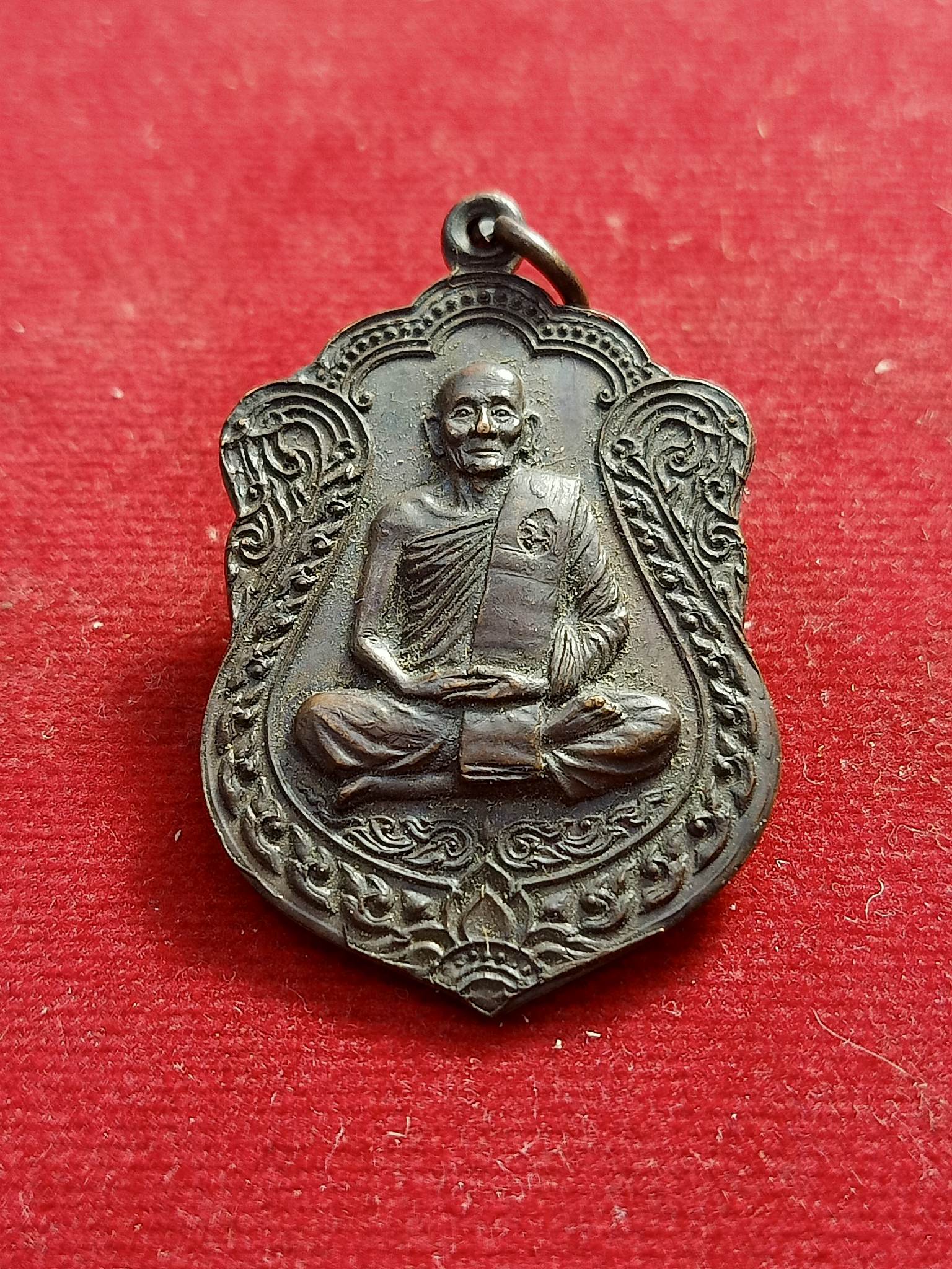 เหรียญหลวงพ่อม่น รุ่นนพเก้า วัดเนินตามาก ชลบุรี ปี2535(SKU-01023)