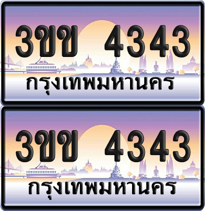 ทะเบียน 4343 ป้ายประมูล - 3ขข 4343 (4)