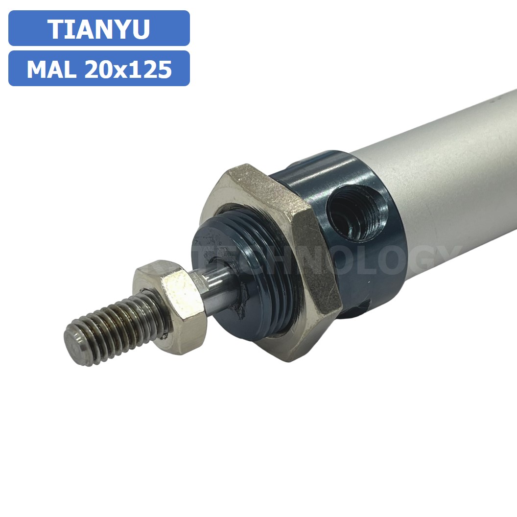 กระบอกลม ขนาดเล็ก รุ่น MAL 20x125 (Mini Air Cylinder Series) Pneumatic Cylinder กระบอกลมนิวเมติก