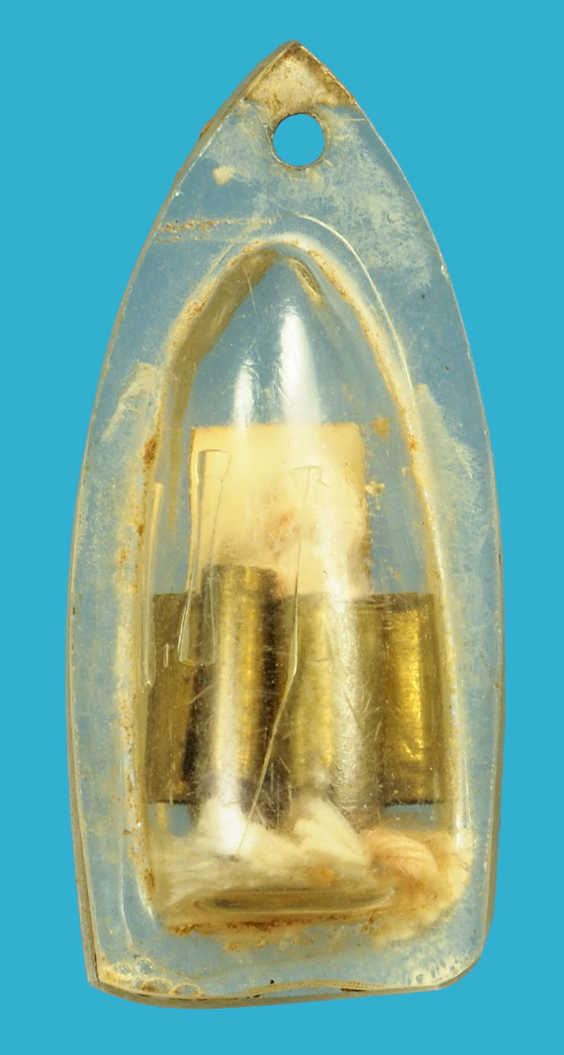 *35910 รูปถ่ายหลังตะกรุด หลวงพ่อมุม วัดปราสาทเยอร์เหนือ ศรีสะเกษ