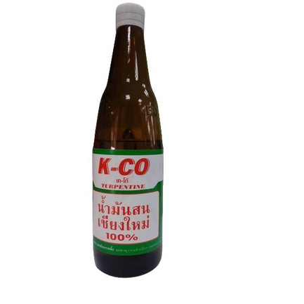 น้ำมันสนขวดใหญ่ K-CO TURPENTNE (ราคารวมแวท) ขายส่งยกลัง (ลัง:12ขวด) ทินเนอร์ น้ำมันสน น้ำมันซักแห้ง กอฮอร์{2101133801}