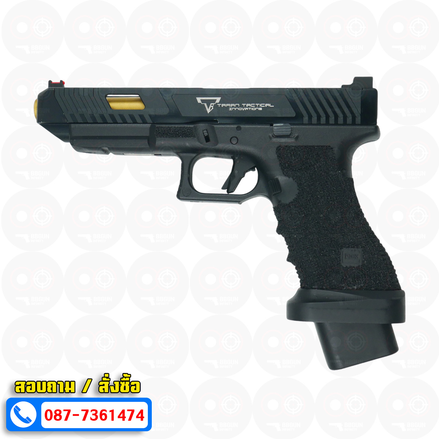 บีบีกันอัดแก๊ส Army Armament R34-1 Glock 34 Combat Master TTI BB GUN