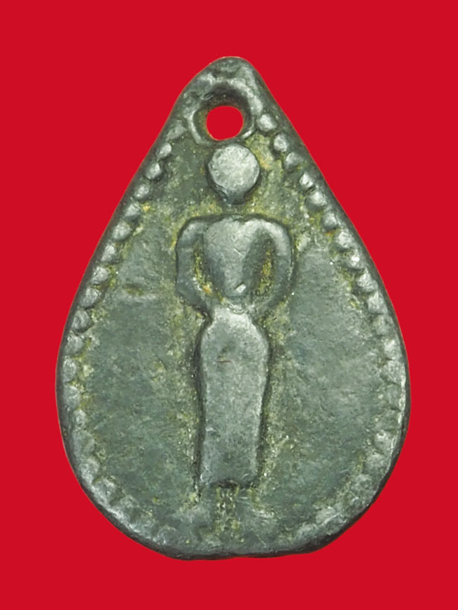 *35531 เหรียญหล่อพระประจำวัน หลวงพ่อเดิม วัดหนองโพ นครสวรรค์ เนื้อชินตะกั่ว เก่าุถึงยุค 40