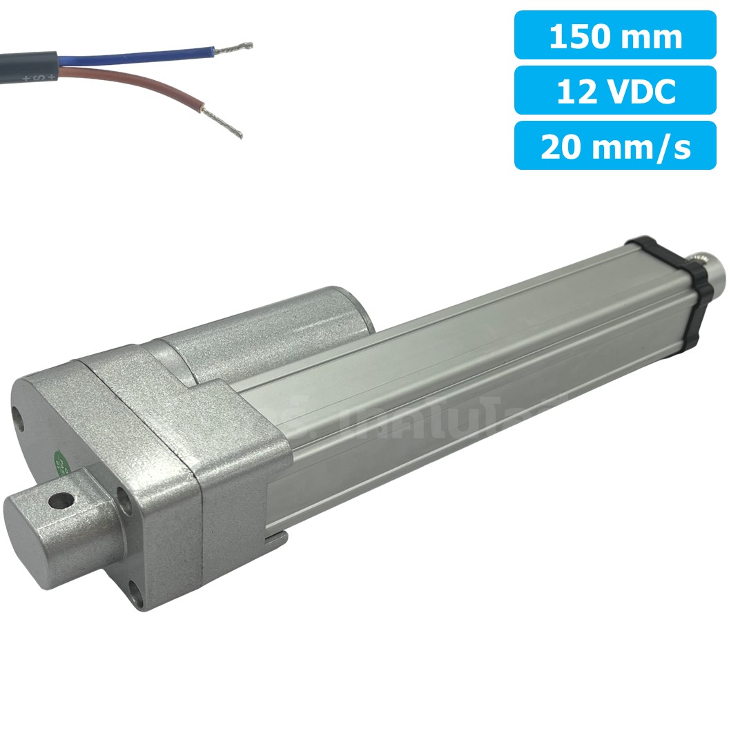 CLB-150 12VDC มอเตอร์ก้านชัก ระยะชัก 150mm 20mm/s 700N Electric Linear Actuator Low Noise เสียงรบกวนน้อย พัตเตอร์ไฟฟ้า Putter