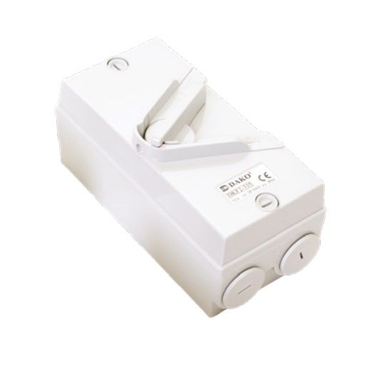 DKF2-363 3P 63A 500V สวิทช์สลับกันน้ำ WEATHER PROTECTED ISOLATING SWITCH IP66 "DAKO"