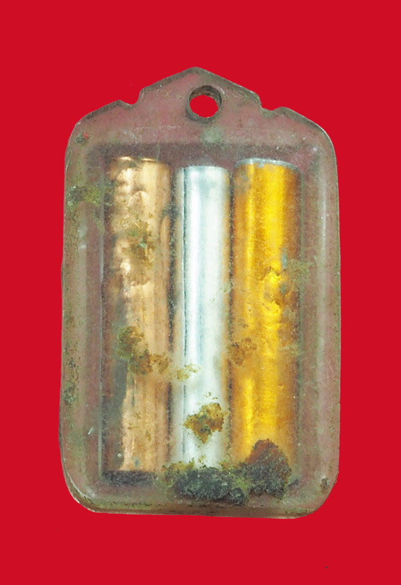 *32022 รูปถ่ายหลังตะกรุด พระพุทธชินราช (รุปขาวดำ) พิษณุโลก 54